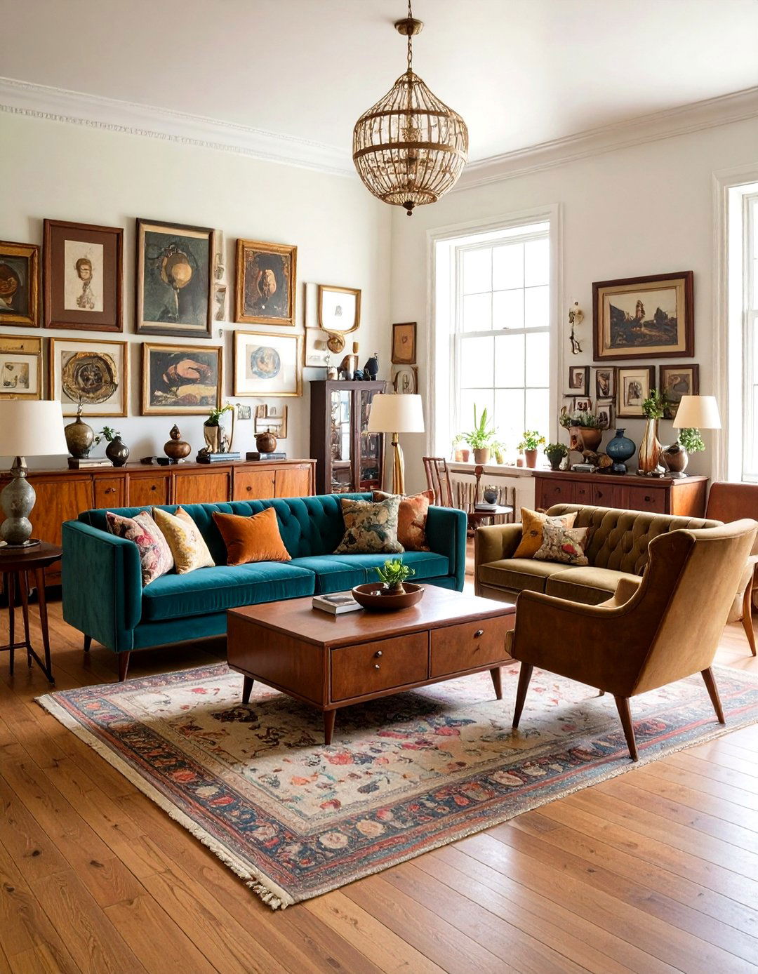 The Vintage Collectors Family Room - 30 family room furniture ideas