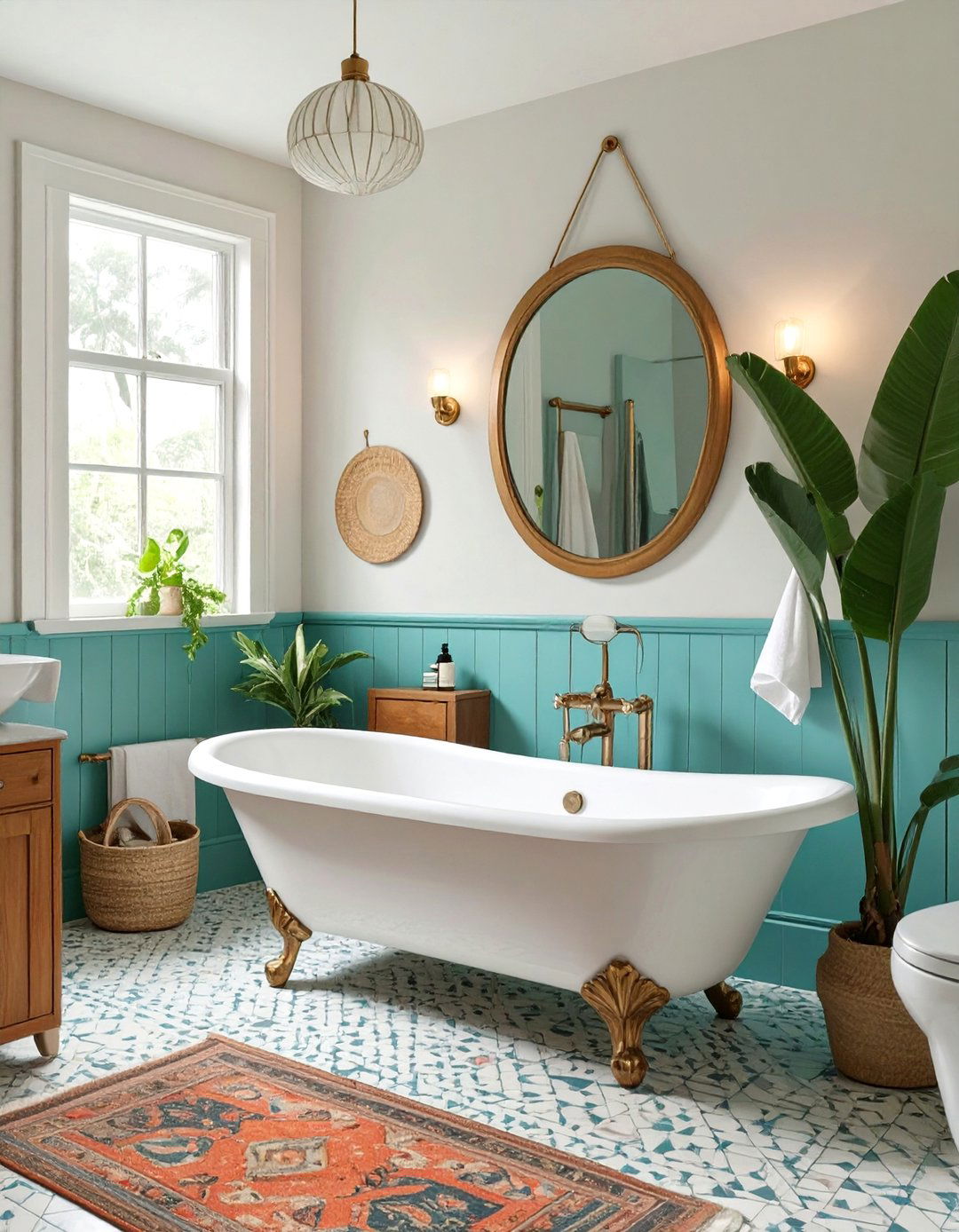 The Vintage Eclectic Bathroom - 30 bathroom update ideas