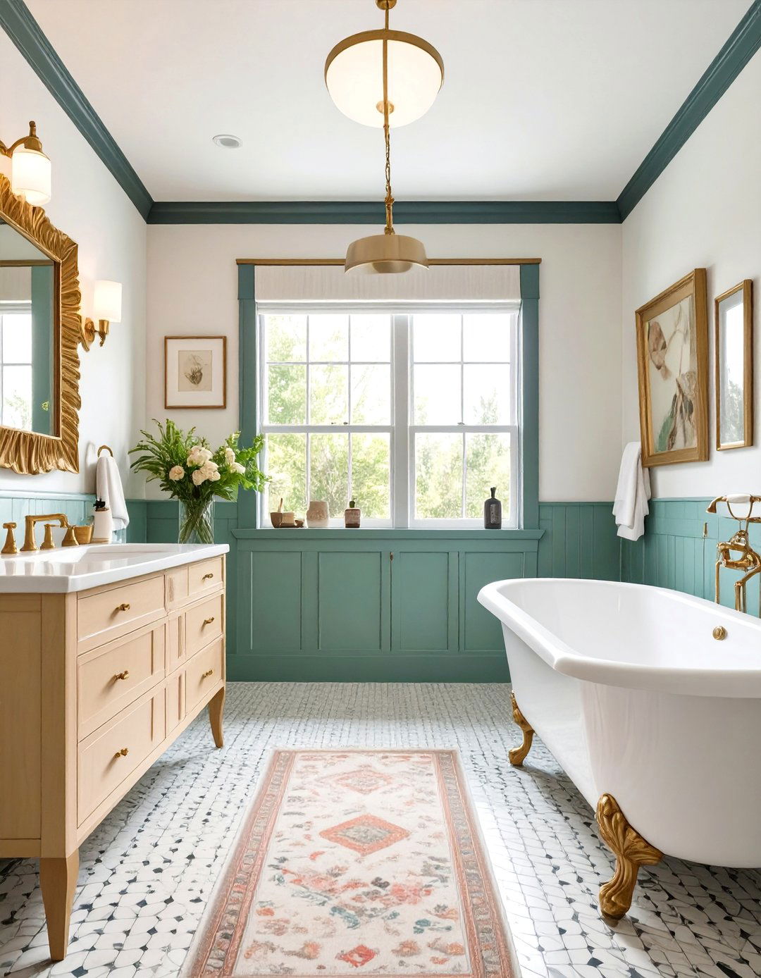 The Vintage Eclectic Bathroom - 30 bathroom decor ideas 2025