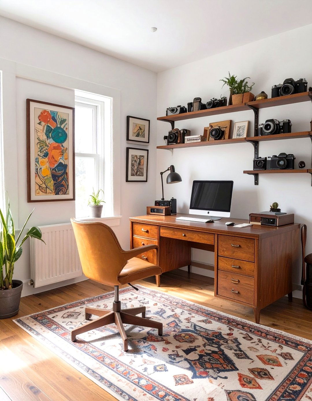 The Vintage Eclectic Home Office - 30 home office decor ideas for her
