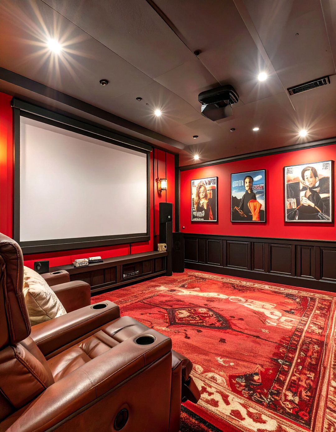 The Vintage Film Buffs Theater - 30 ai teen room design ideas