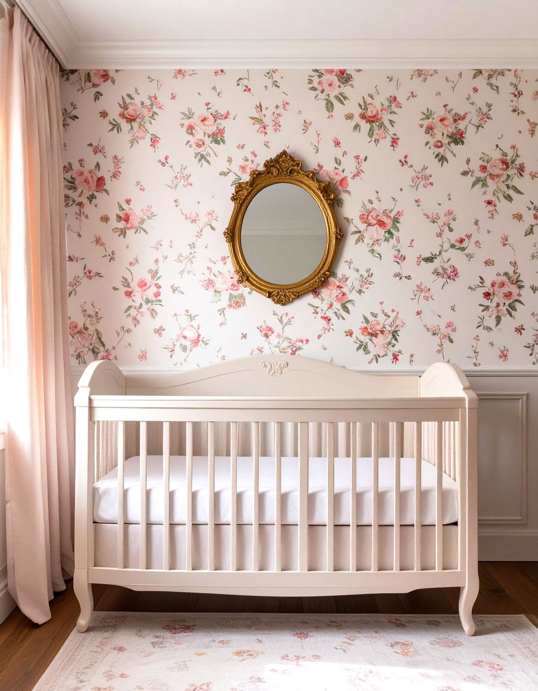 The Vintage Floral Charm Room - 30 modern baby girl room ideas
