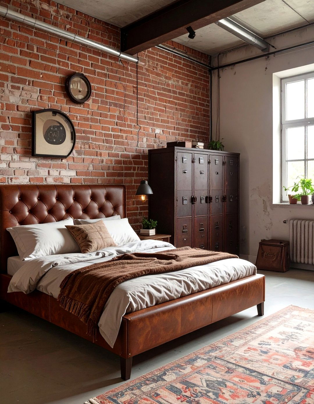 The Vintage Industrial Bedroom - 30 male bedroom ideas