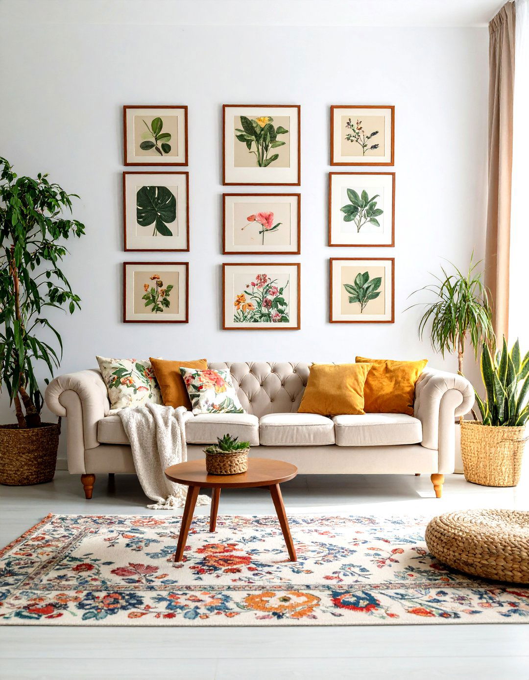 The Vintage Inspired Botanical Collection - 30 living room art ideas