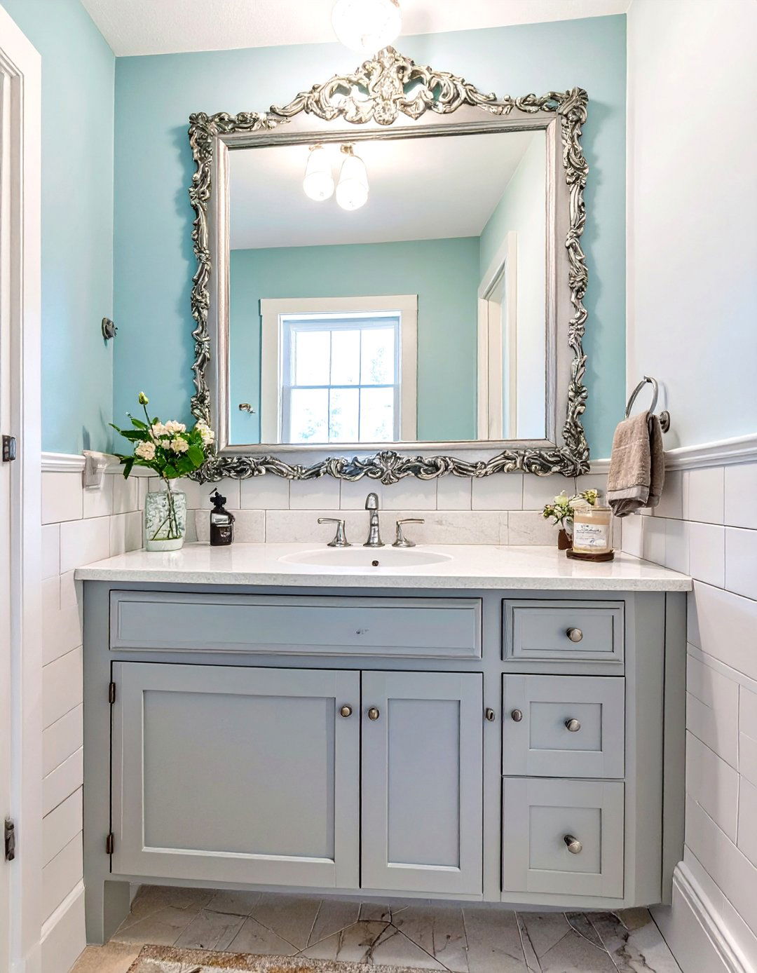 The Vintage Inspired Medicine Cabinet Small Bathroom - 30 budget small bathroom ideas