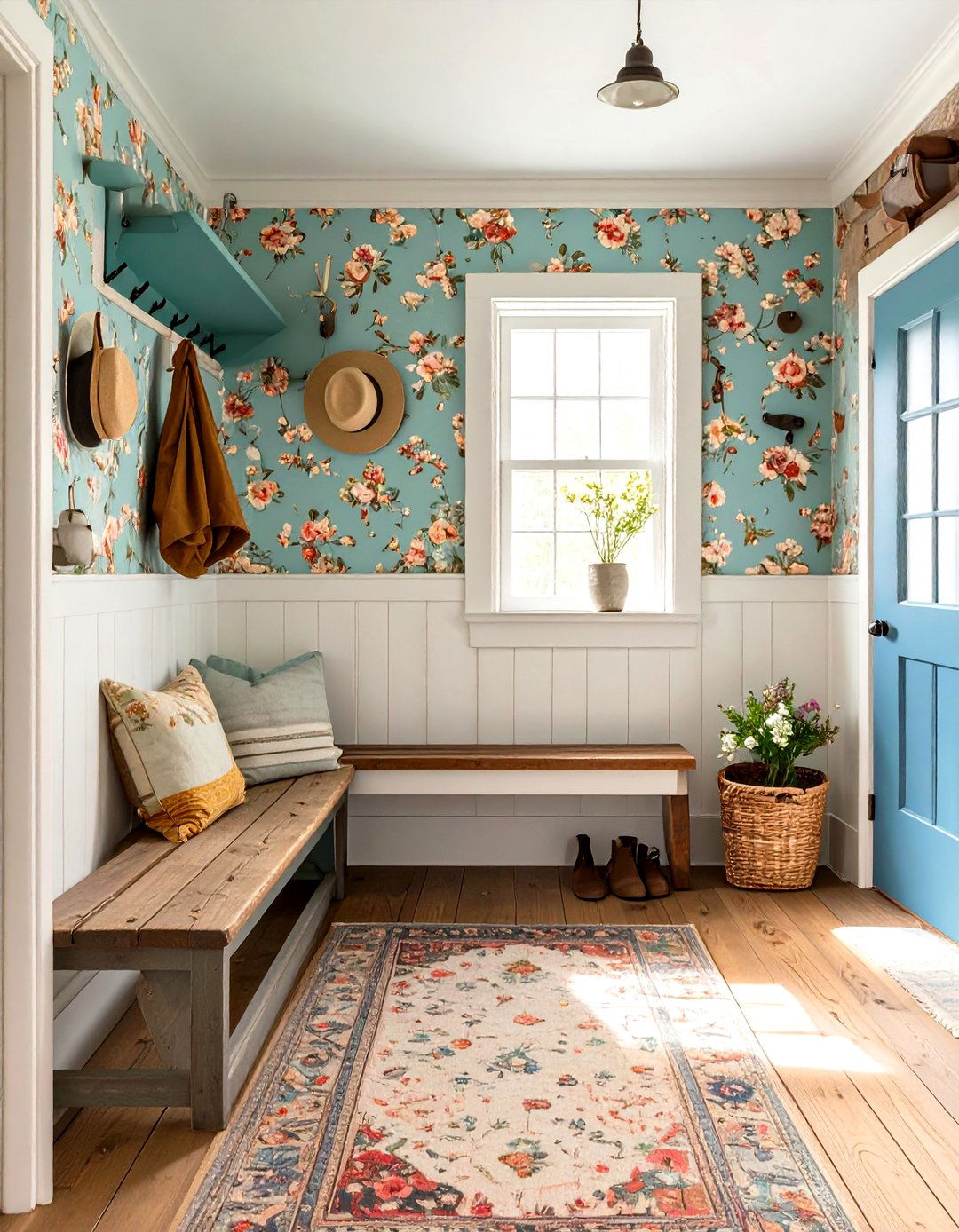 The Vintage Inspired Mudroom - 30 mudroom storage ideas