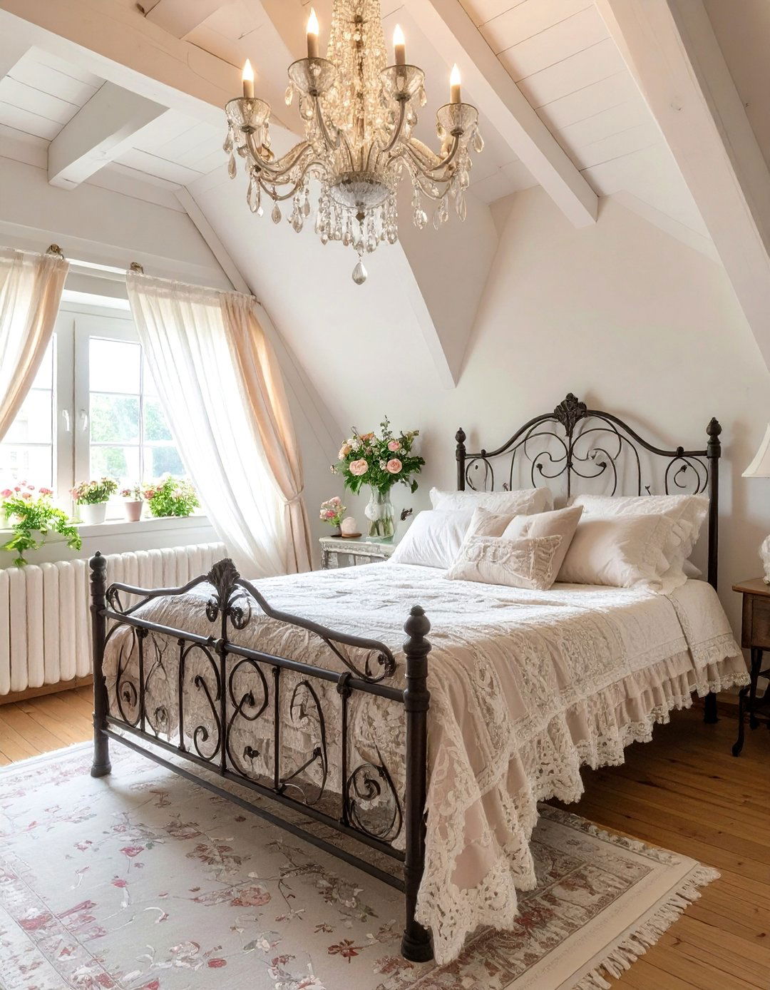 The Vintage Inspired Romantic Attic Bedroom - 30 attic bedroom ideas