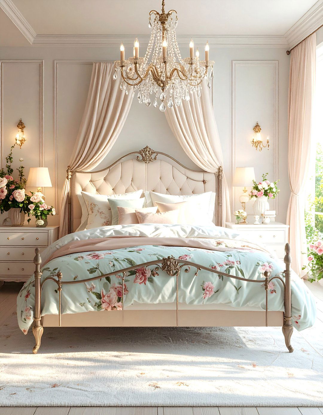 The Vintage Inspired Romantic Bedroom - 30 large master bedroom ideas