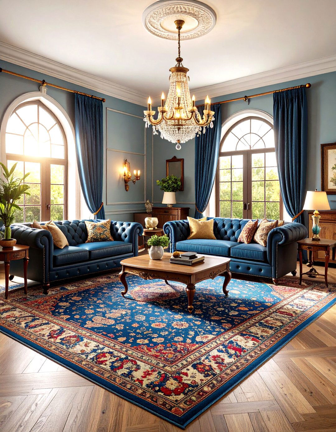The Vintage Persian Rug Style - 30 living room rug ideas