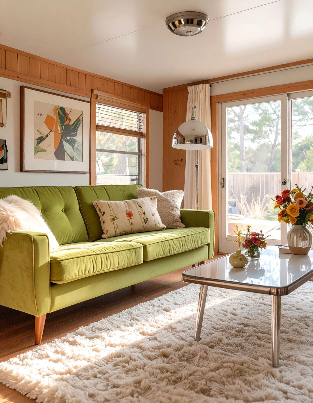 The Vintage Retro Living Room - 30 mobile home living room ideas
