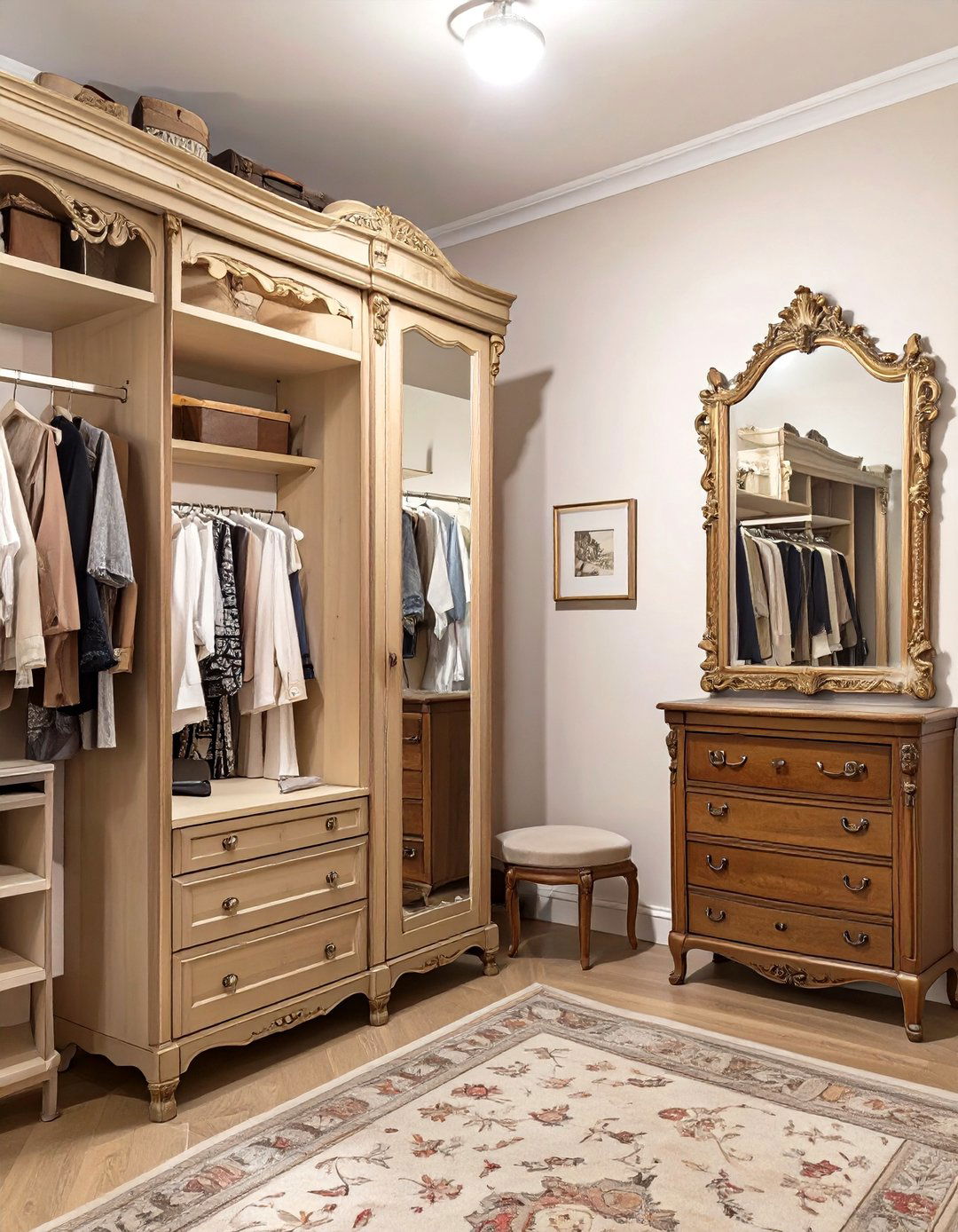 The Vintage and Antique Filled Closet - 30 design closet online ideas