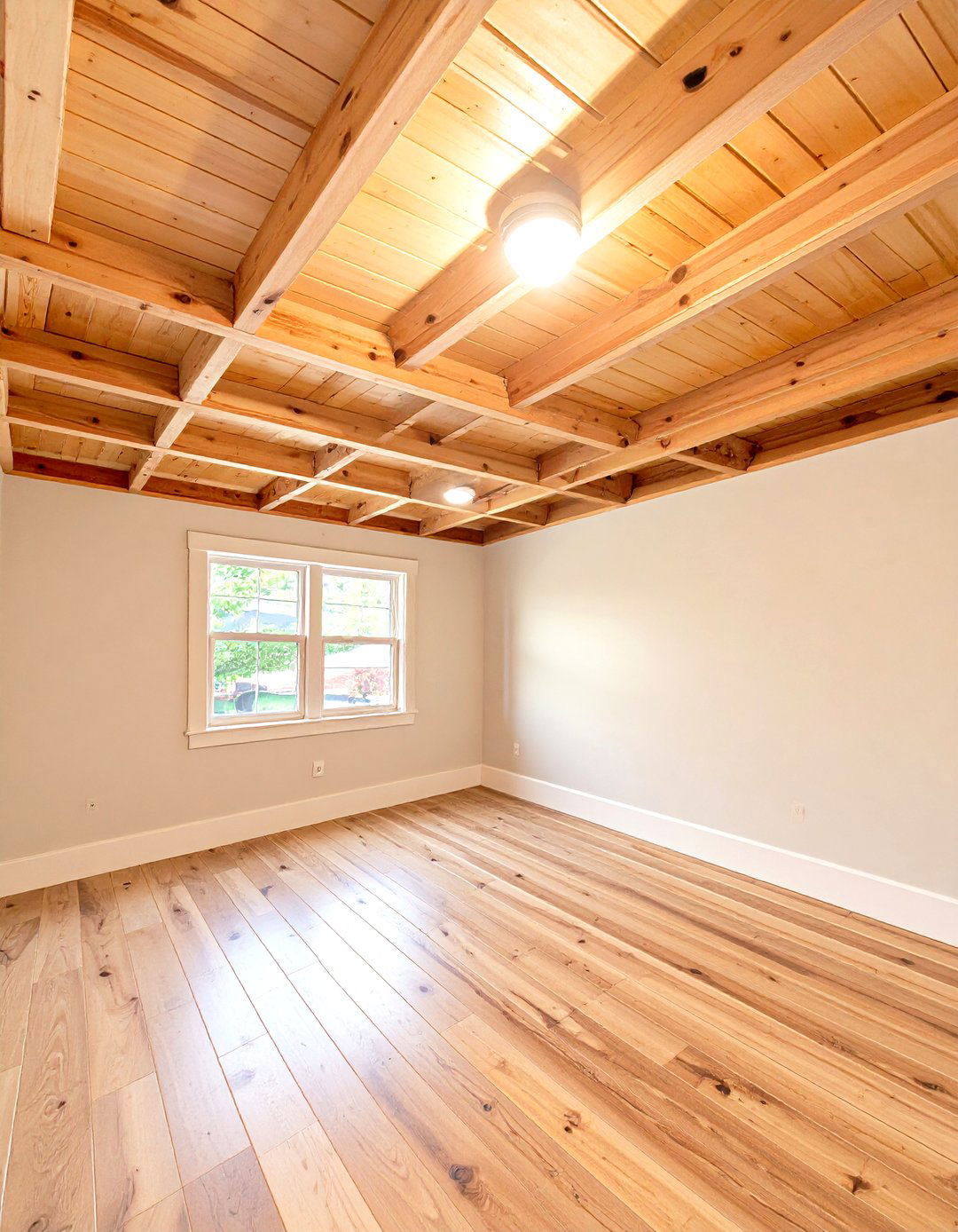 The Vinyl Plank Ceiling - 30 cheap basement ceiling ideas