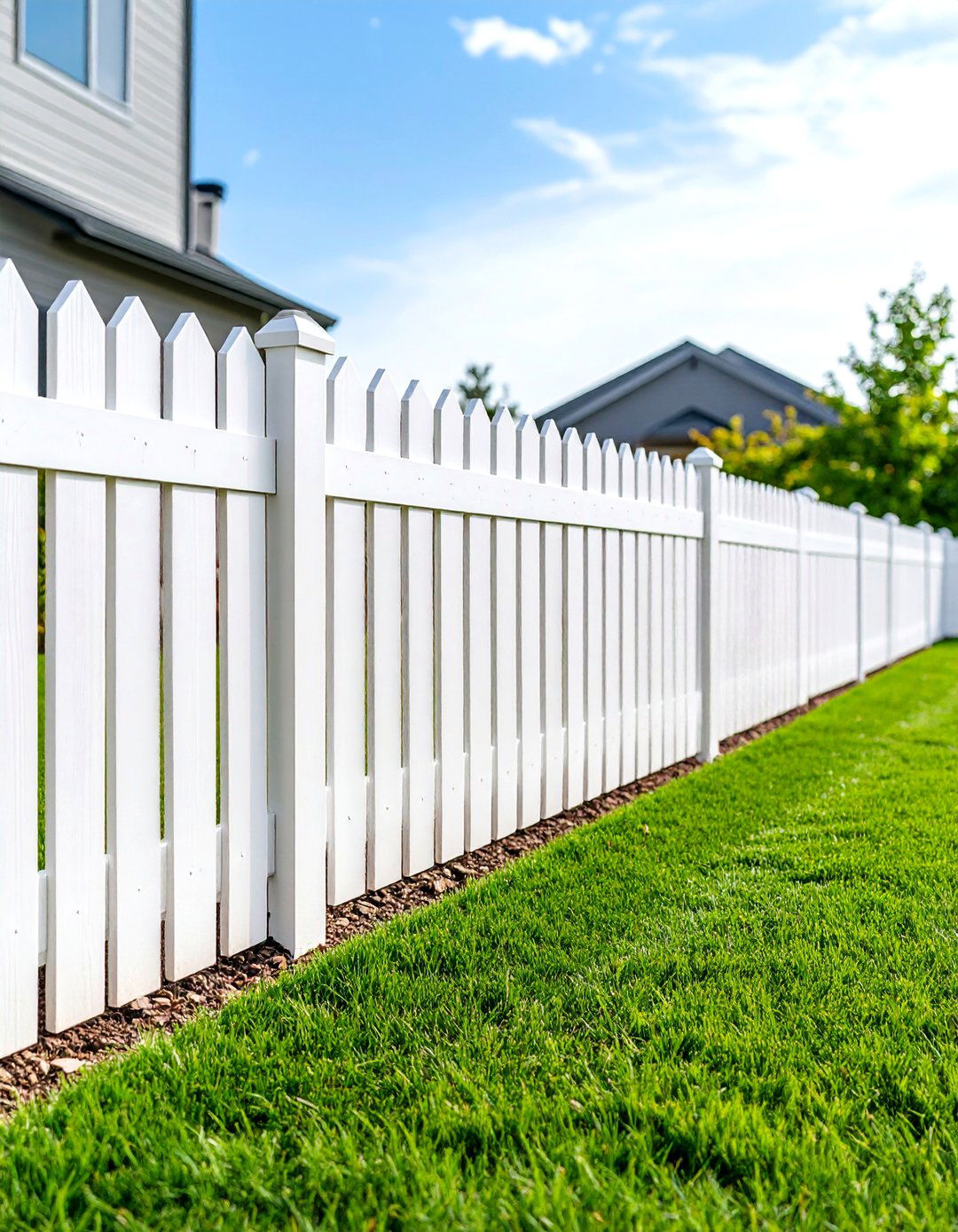 The Vinyl Privacy Fence - 30 backyard fencing ideas