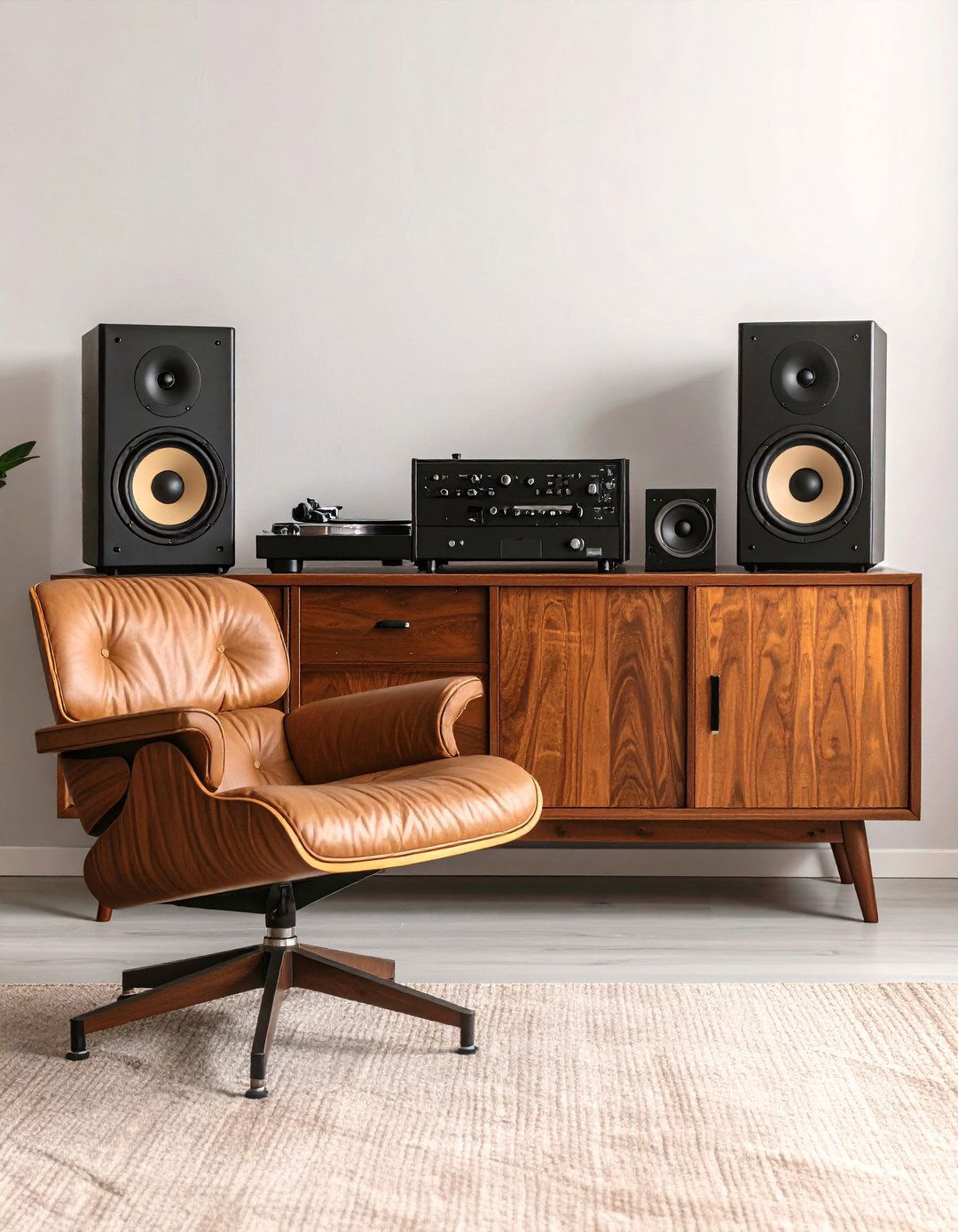 The Vinyl and Music Corner - 30 60s interior design ideas
