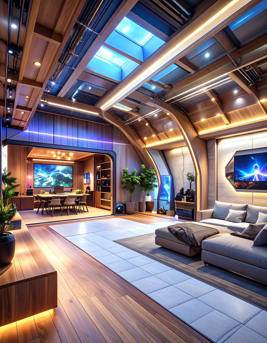 The Virtual Reality Holodeck Shed - 30 man cave shed ideas