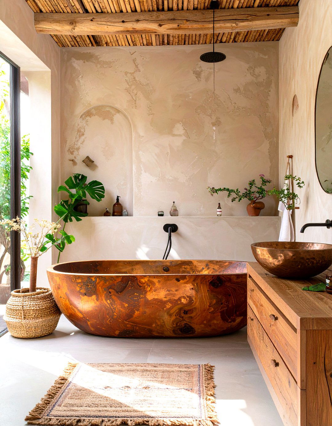 The Wabi Sabi Inspired Bathroom - 30 house design games ideas