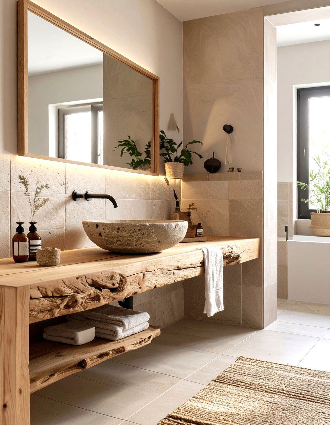 The Wabi Sabi Inspired Bathroom - 30 interior design images ideas