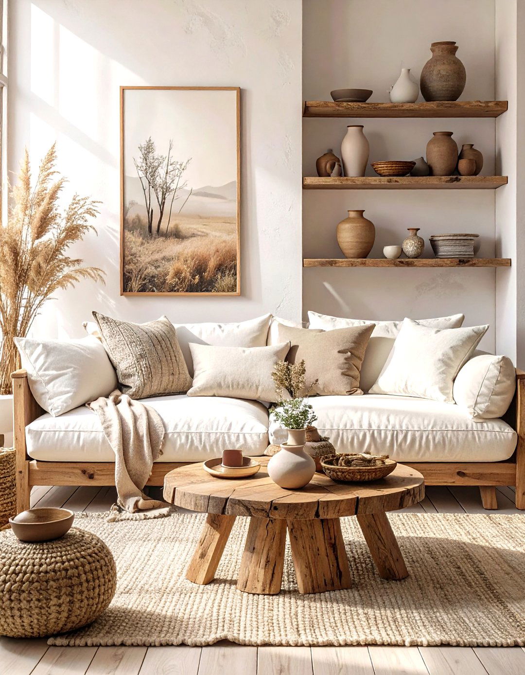 The Wabi Sabi Inspired Living Room - 30 neutral living room ideas