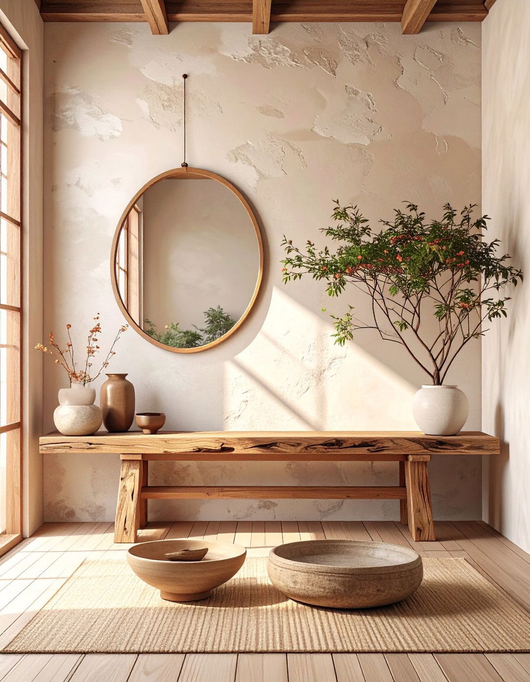 The Wabi Sabi Inspired Minimalist Entryway - 30 minimalist interior design ideas
