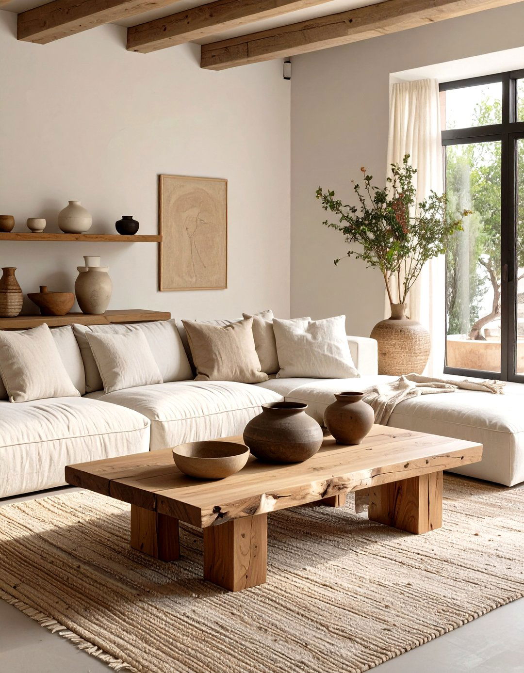The Wabi Sabi Inspired Retreat - 30 how to design a luxury living room ideas