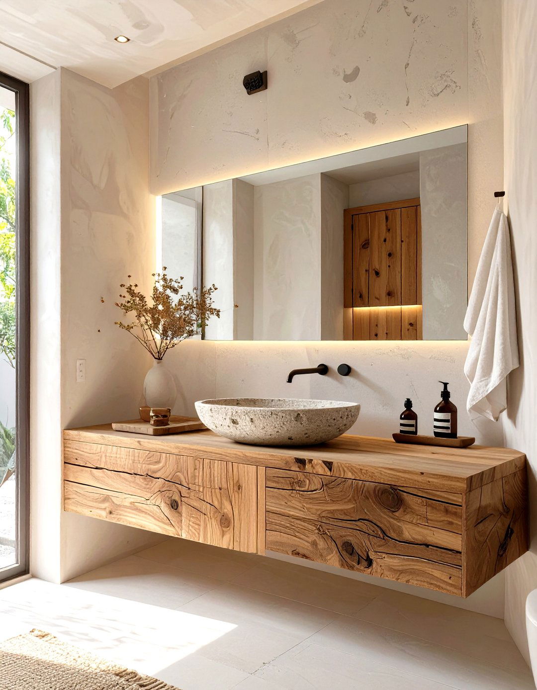 The Wabi Sabi Inspired Spa Bathroom - 30 interior design project manager ideas