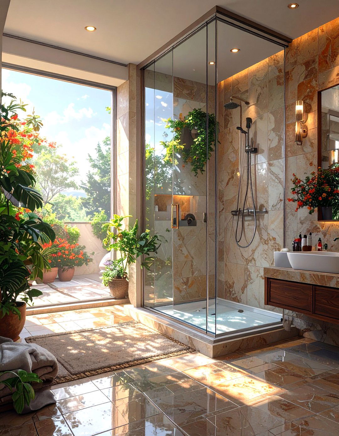 The Walk In Shower Bathroom Design - 30 bathroom ideas photo gallery