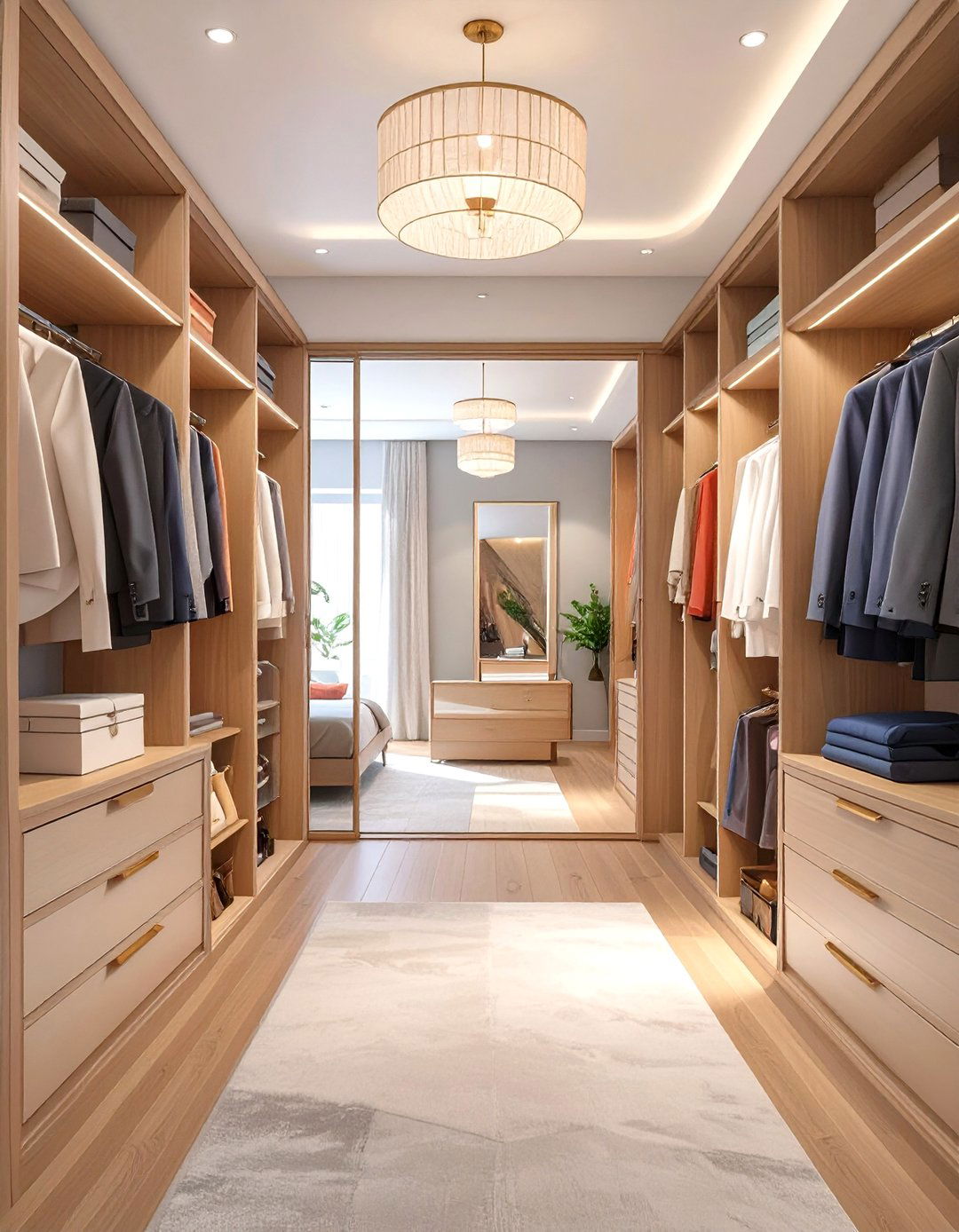 The Walk Through Closet Corridor - 30 closet system ideas