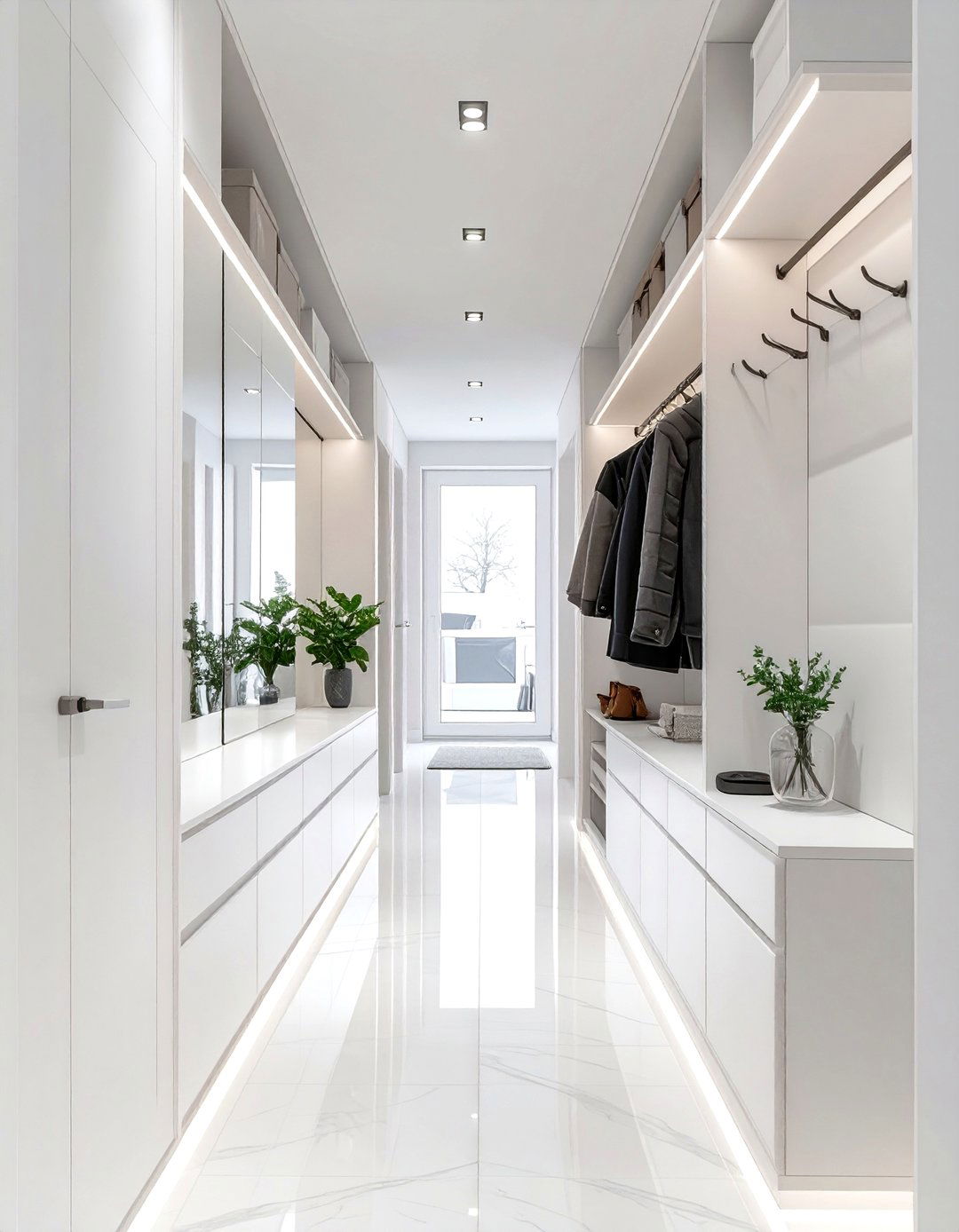 The Wall Mounted Hallway Organizer - 30 hallway furniture ideas