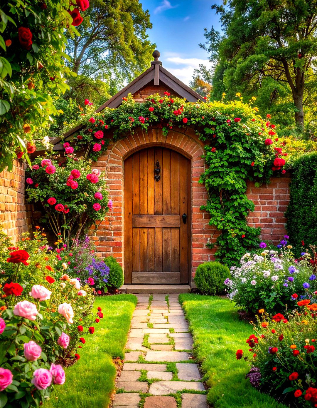 The Walled Secret Garden - 30 english garden ideas
