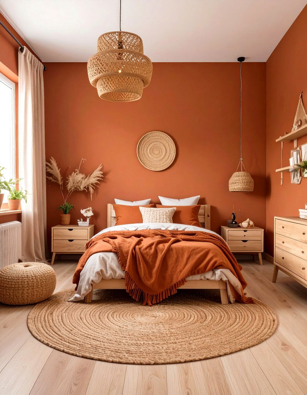 The Warm Earthy Terracotta Bedroom - 30 boys bedroom paint ideas