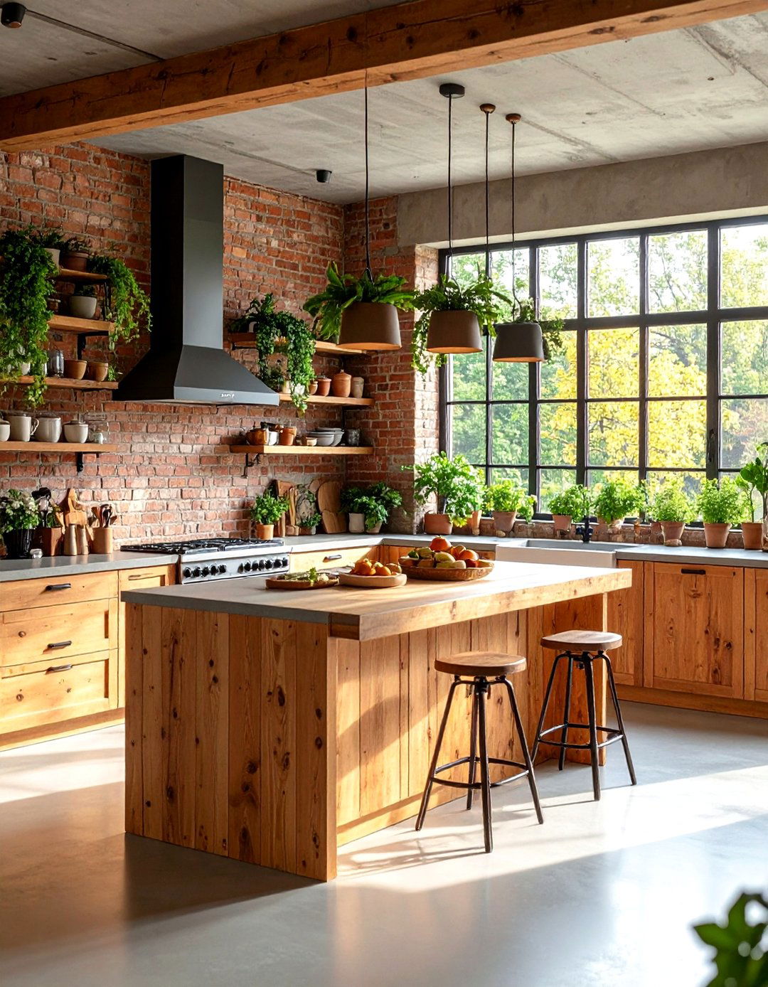 The Warm Industrial Kitchen - 30 2025 home design trends