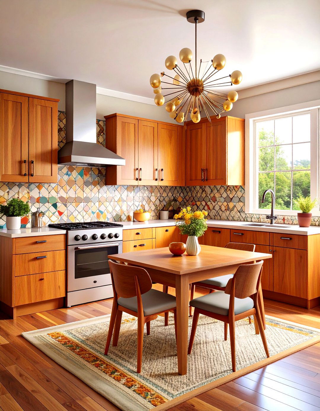 The Warm Mid Century Modern Kitchen - 30 kitchen renovations ideas
