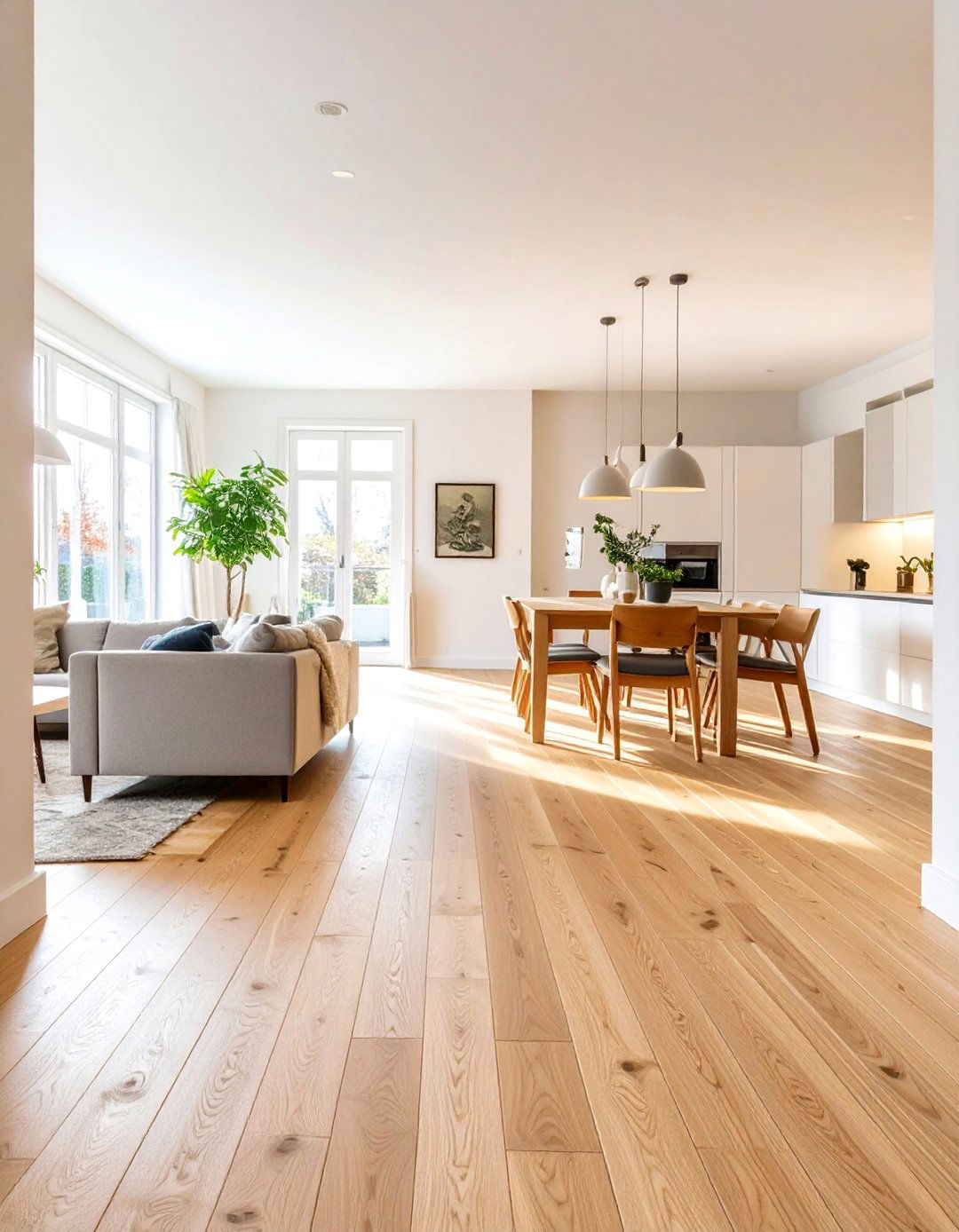 The Warm Wood Flooring Throughout - 30 danish interior design ideas