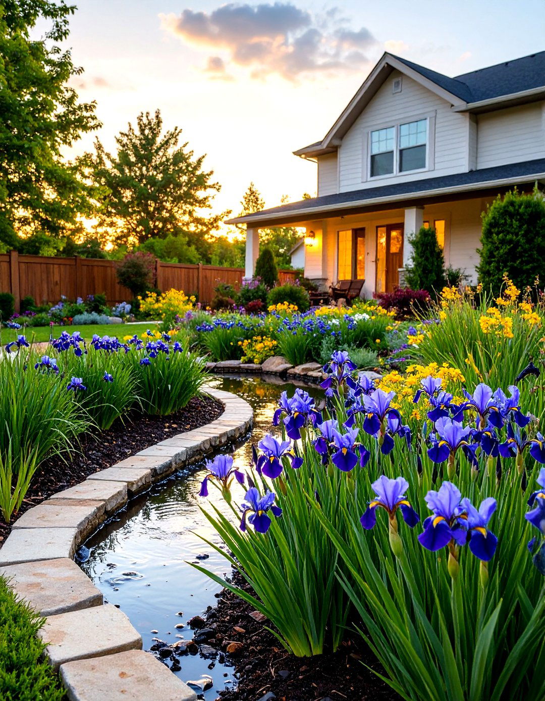 The Water Wise Rain Garden - 30 landscape ideas for front of house