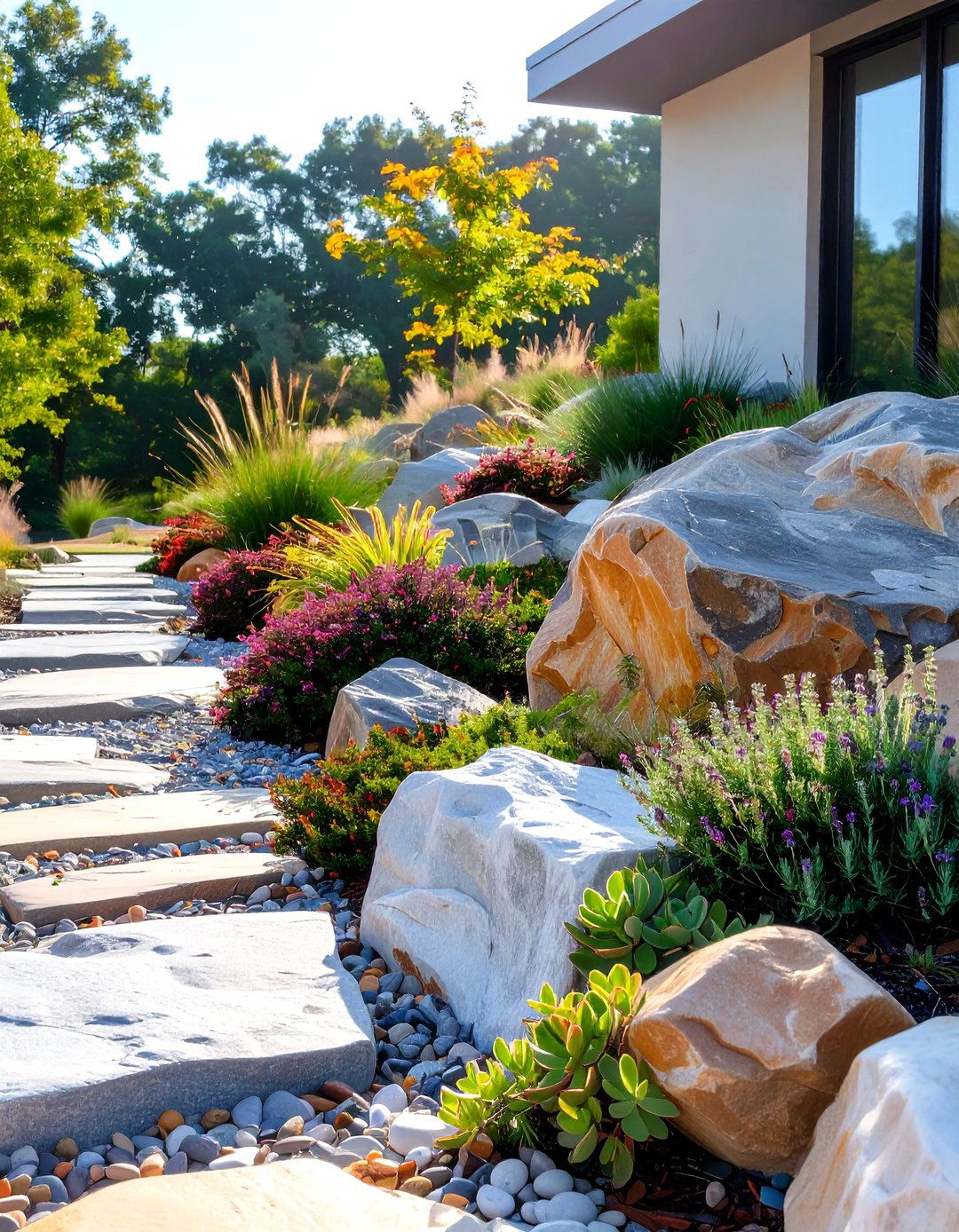 The Water Wise Rock Garden - 30 buckhead landscape and design reviews ideas