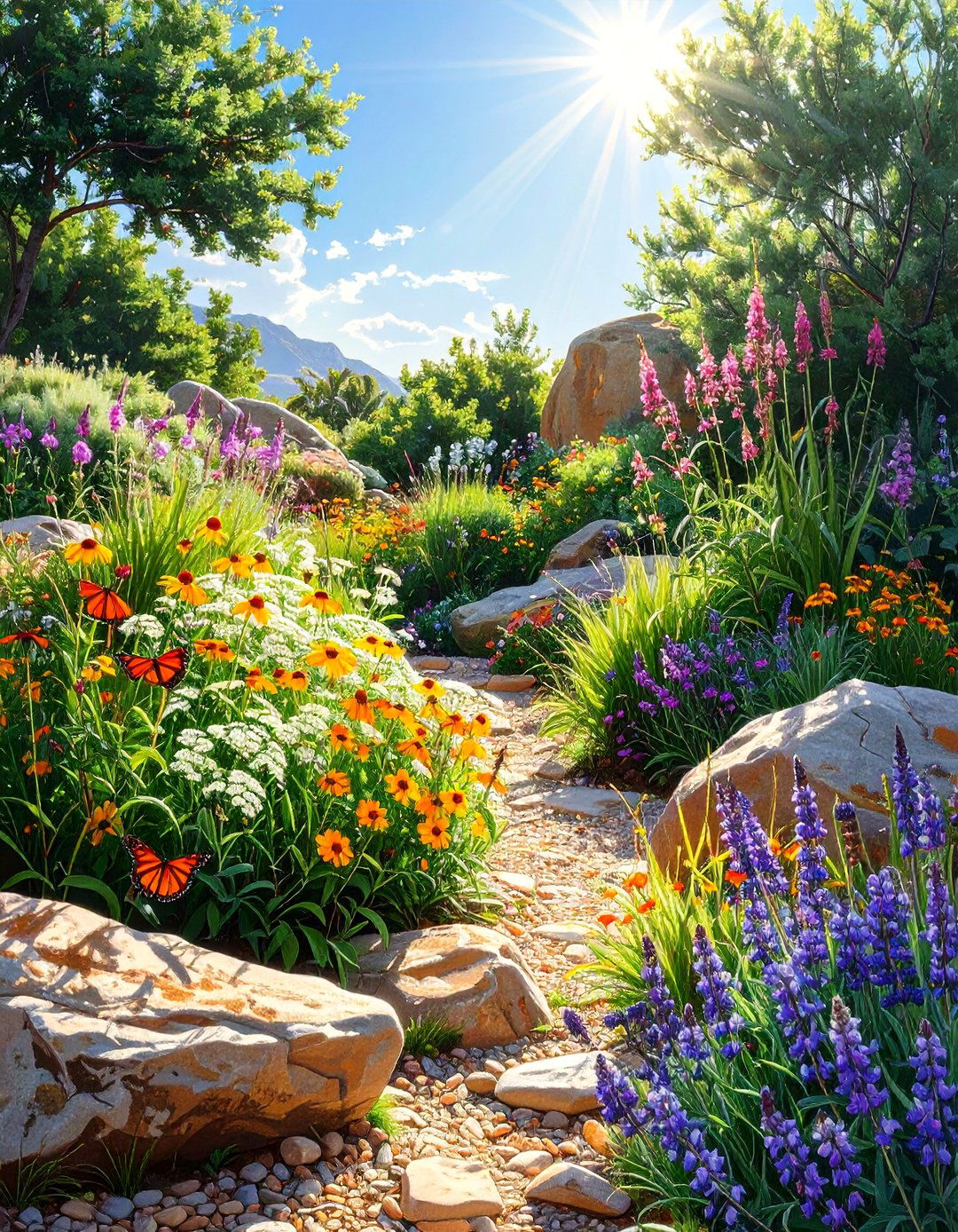 The Water Wise Xeriscape Butterfly Garden - 30 butterfly garden ideas