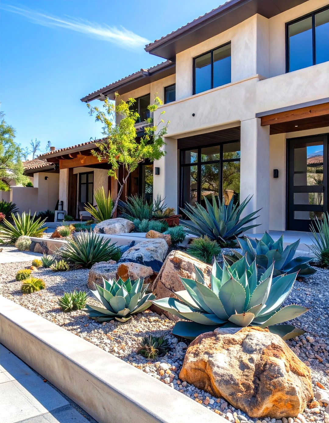 The Water Wise Xeriscape Design - 30 curb appeal front yard landscaping ideas
