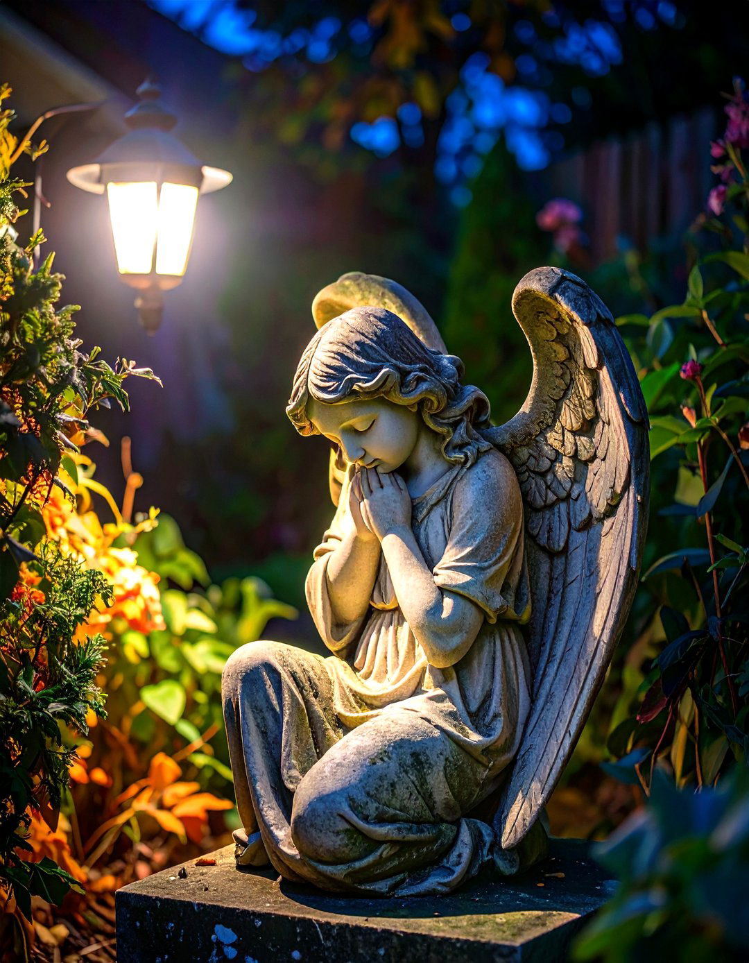 The Weeping Angel Statue - 30 outdoor halloween decoration ideas