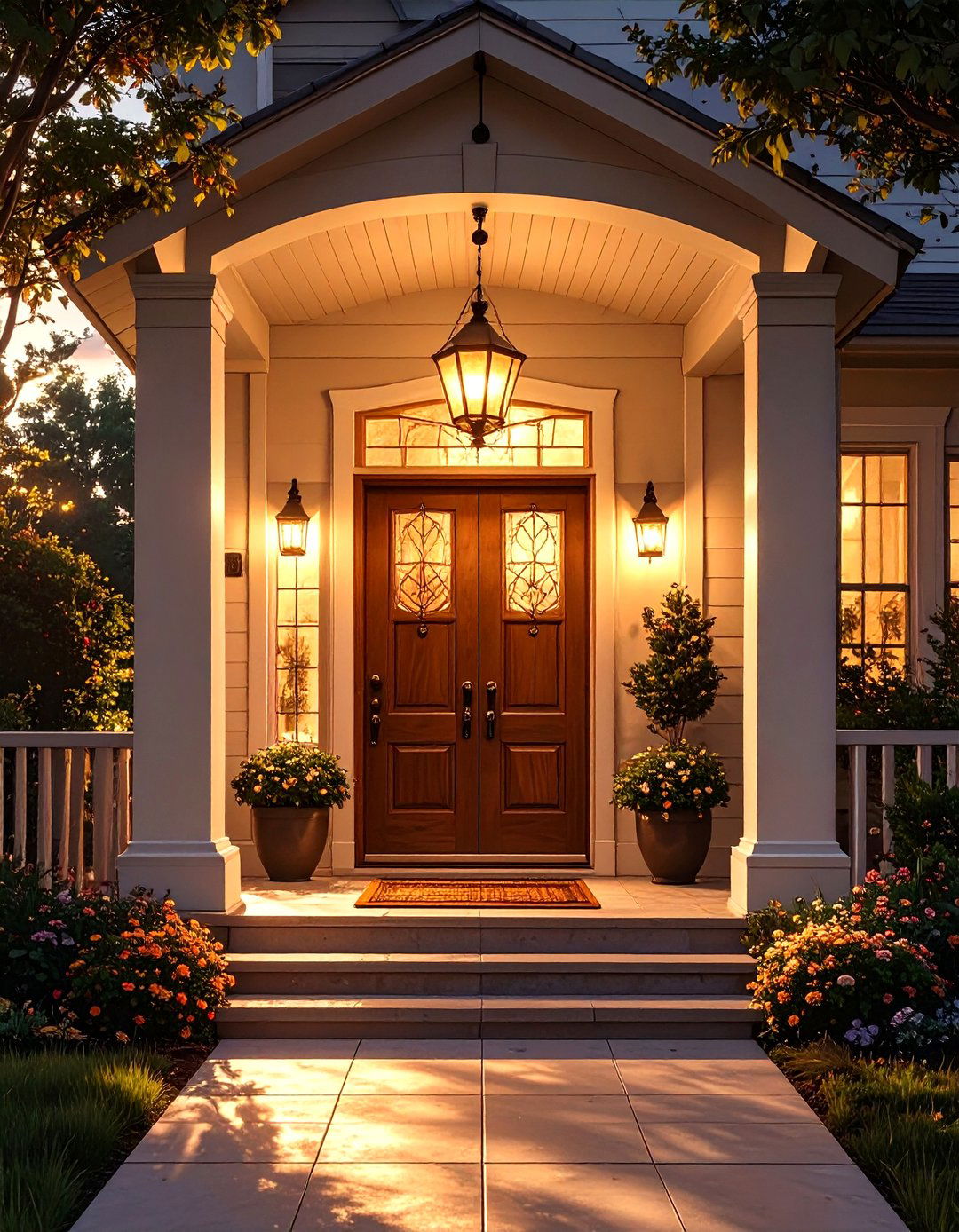 The Welcoming AI Entryway - 30 ai lighting layout ideas