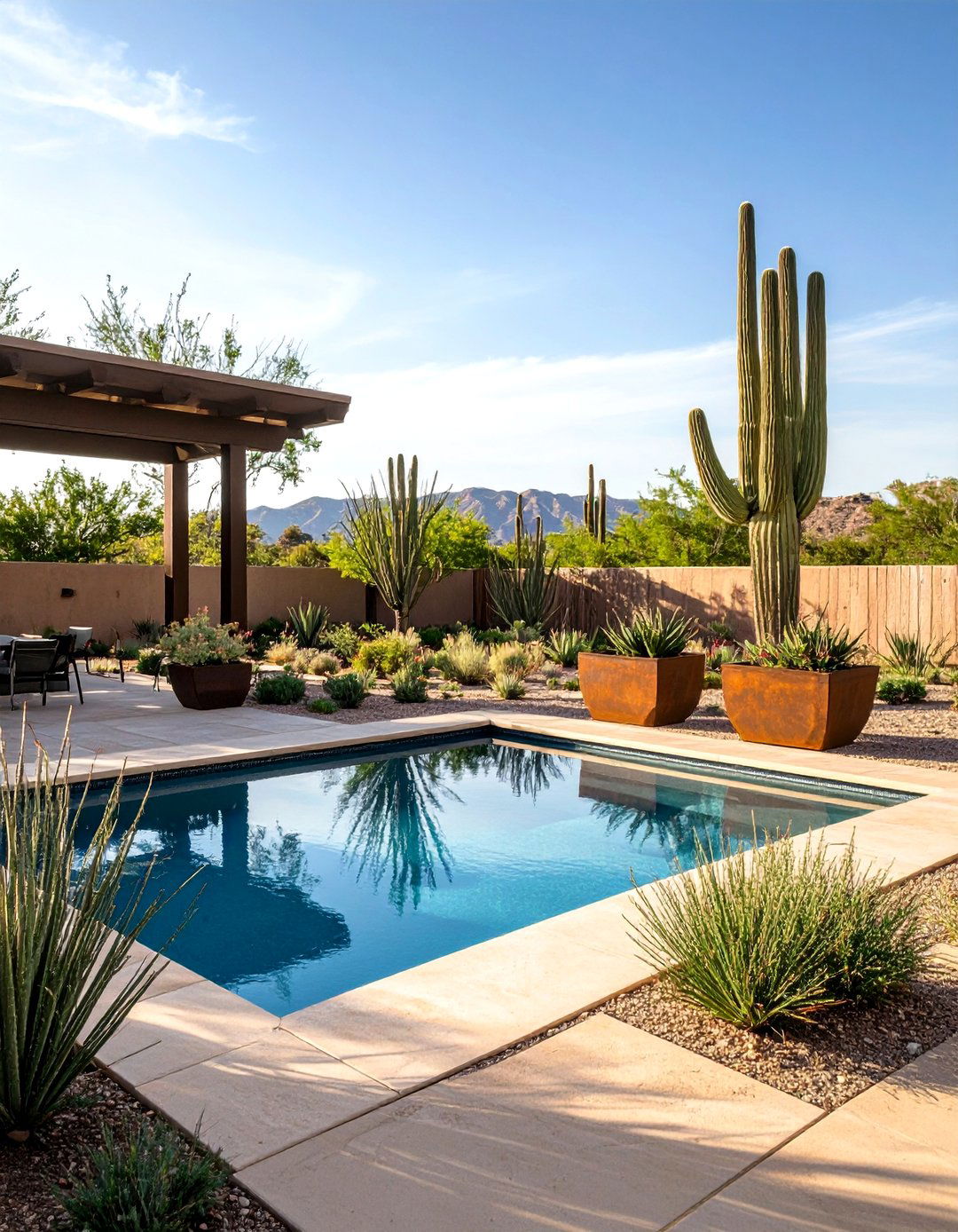 The West Texas Desert Modern Oasis - 30 backyard ideas texas