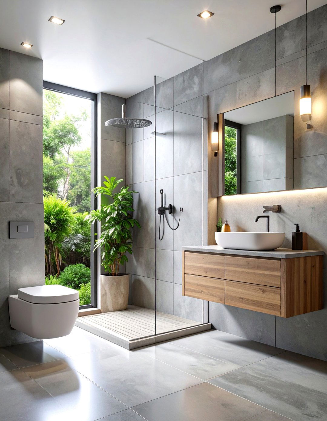 The Wet Room Concept Shower Room - 30 limited space tiny shower room designs