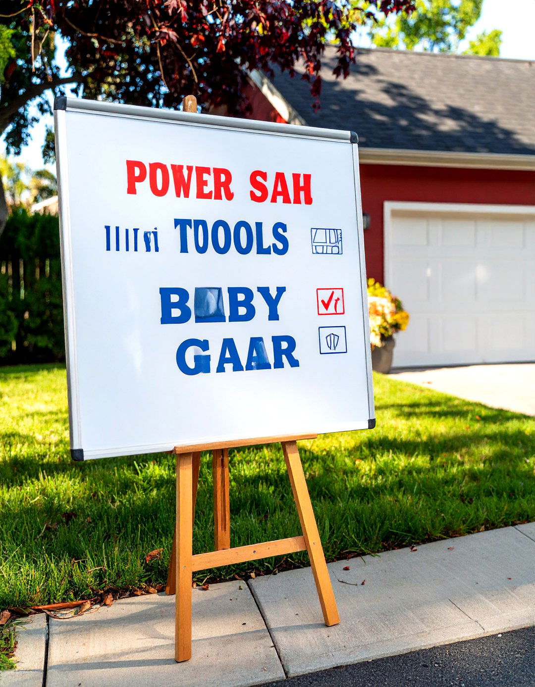 The Whats For Sale Teaser Sign - 30 garage sale sign ideas