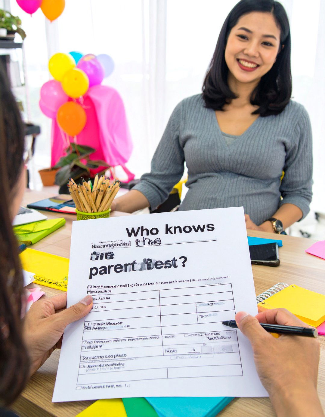 The Who Knows the Parent Best Quiz - 30 work baby shower ideas