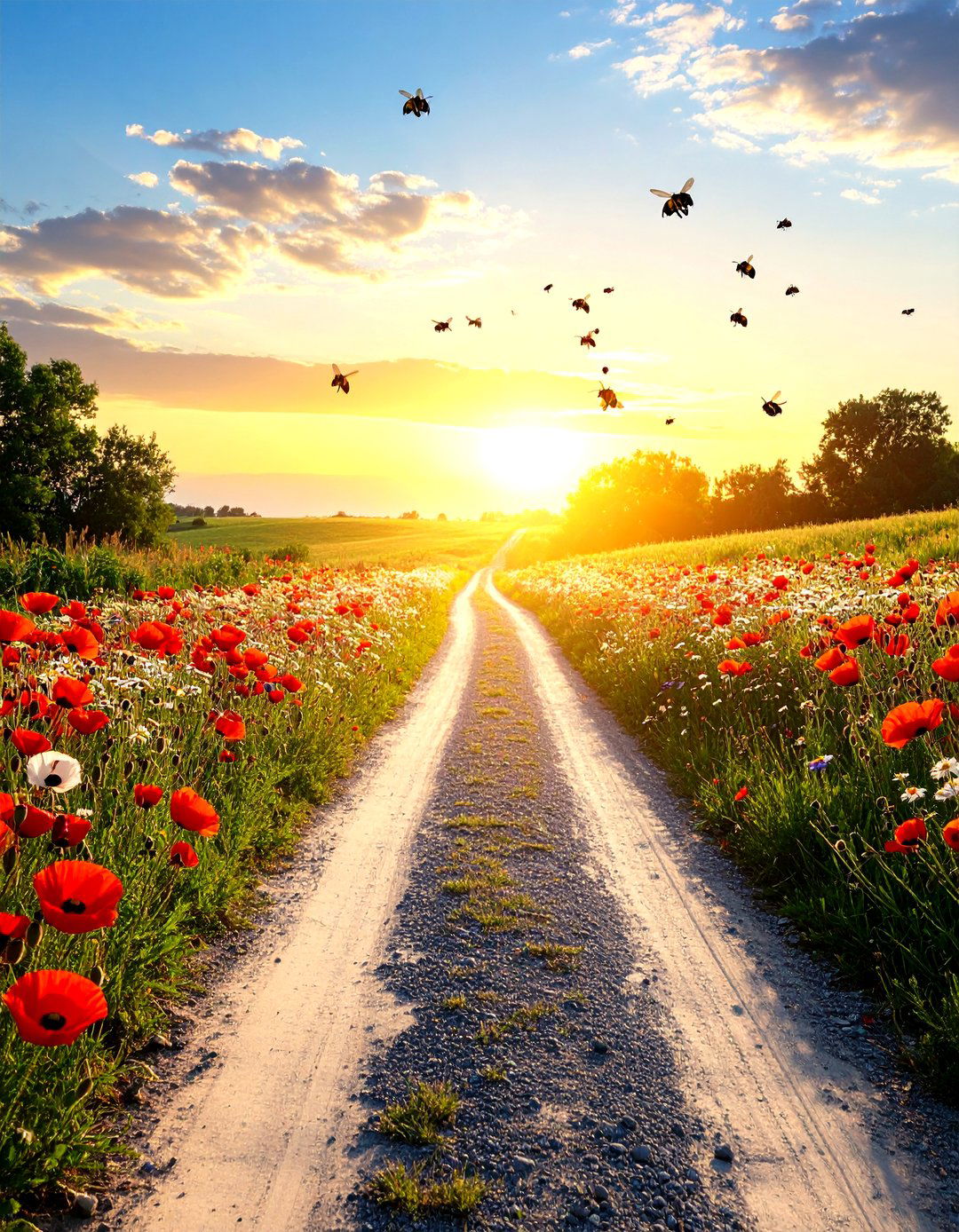 The Wildflower Meadow Driveway - 30 driveway landscape ideas