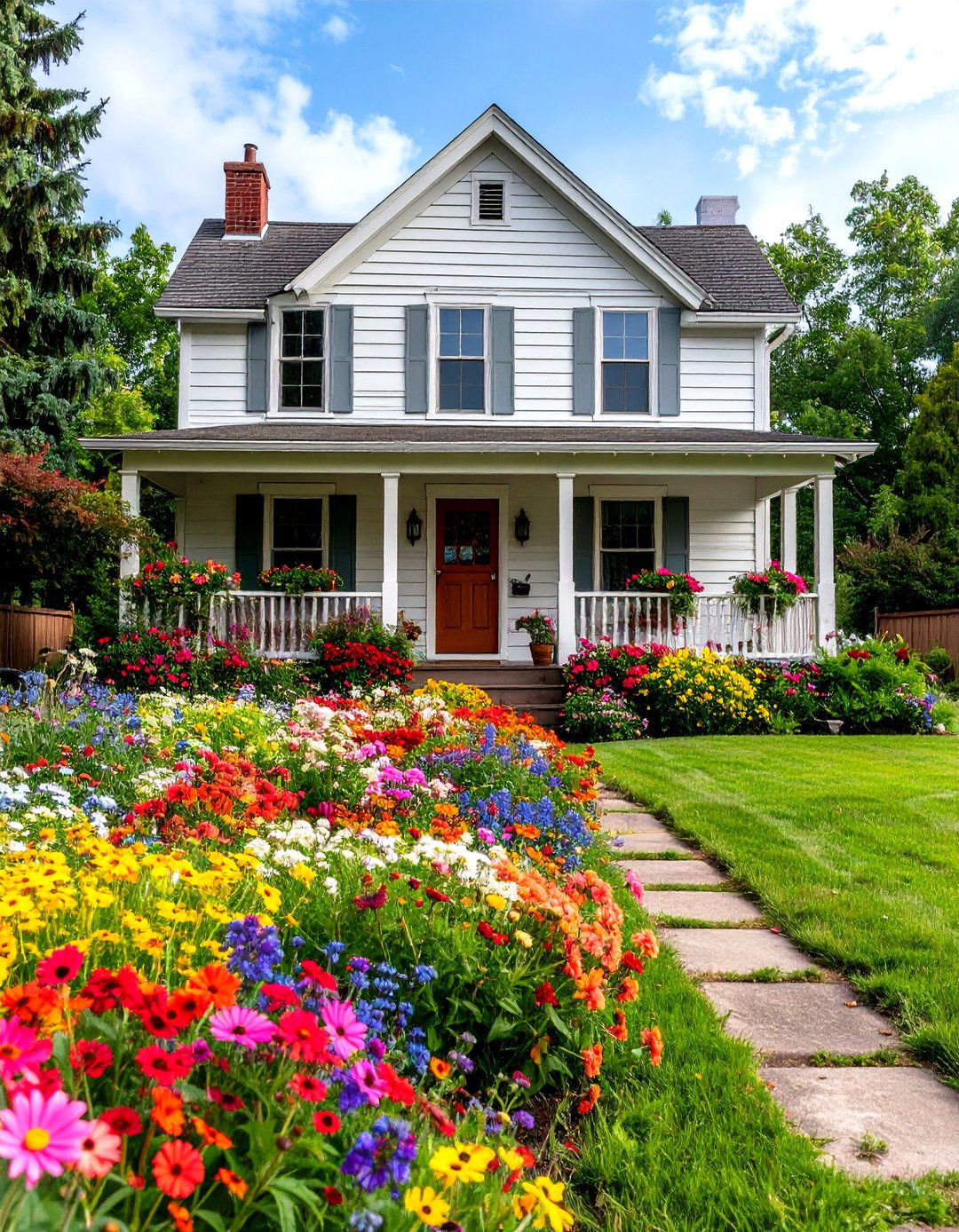 The Wildflower Meadow Entrance - 30 landscape ideas for front of house