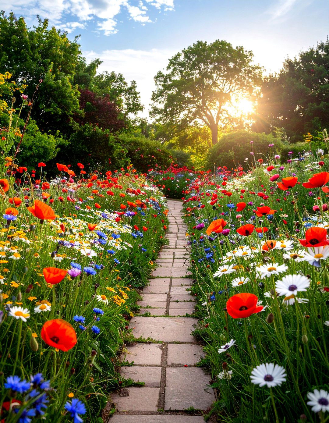 The Wildflower Meadow Front Landscape - 30 front landscape ideas