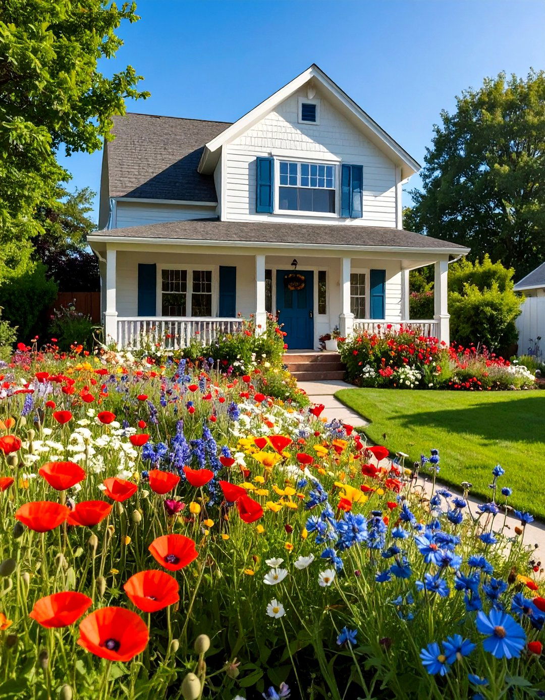 The Wildflower Meadow Front Yard - 30 front yard ideas