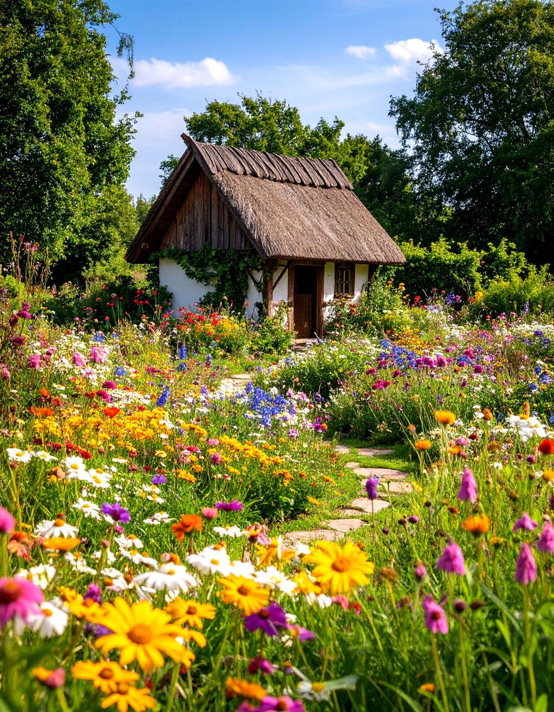 The Wildflower Meadow Gnome Garden - 30 gnome garden ideas