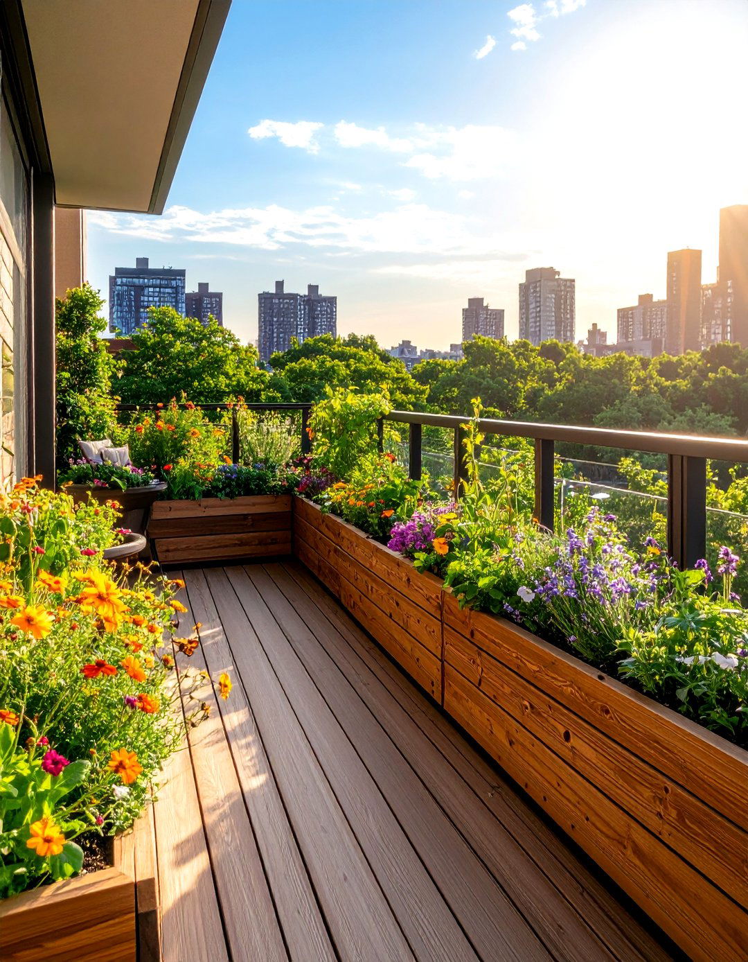 The Wildlife Habitat Balcony Garden - 30 ai balcony garden design ideas