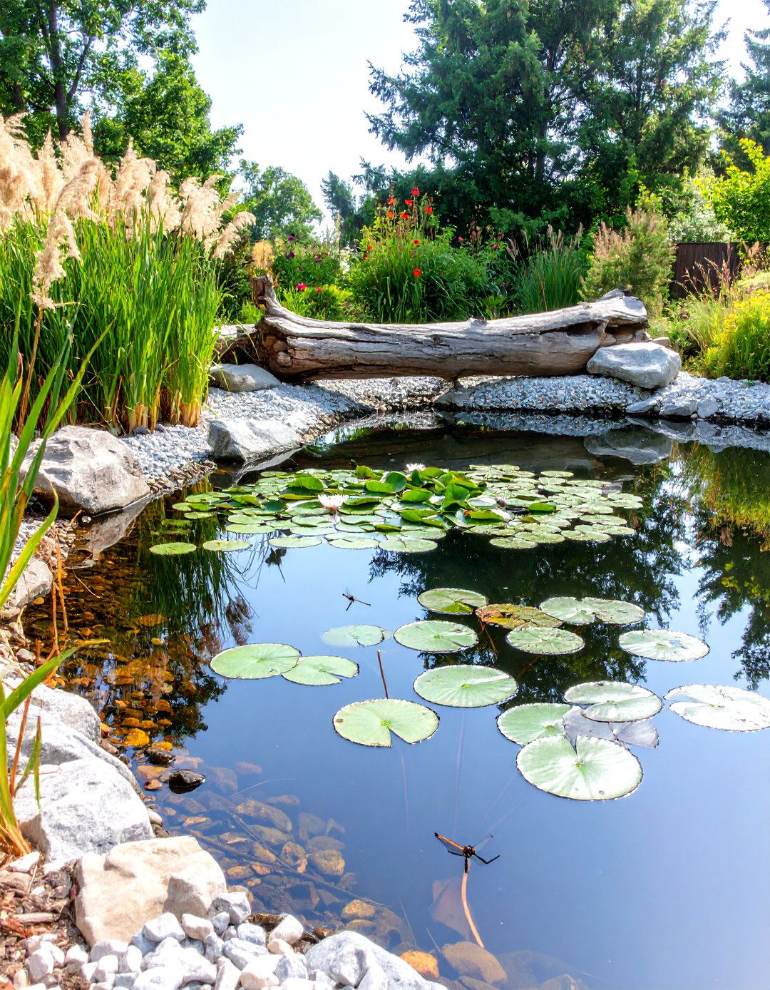 The Wildlife Habitat Pond - 30 backyard pond ideas